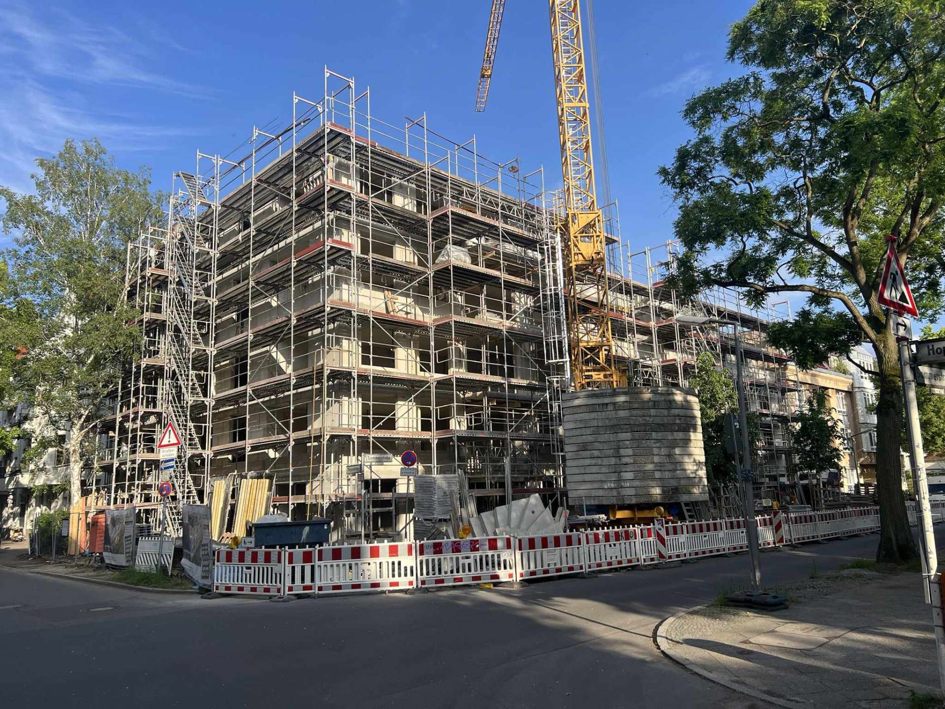 Baustelle Sommerstraße 3 — Außenansicht